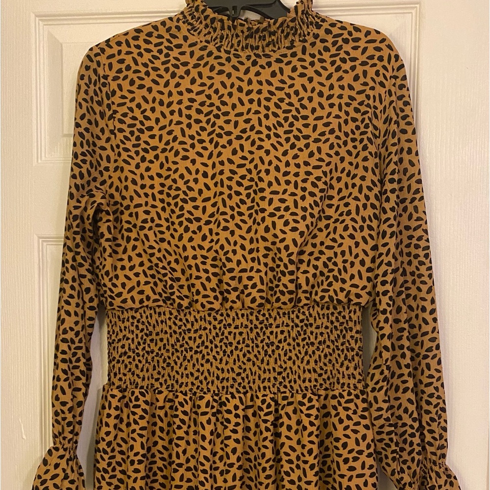 She + Sky, size Large, leopard print dress